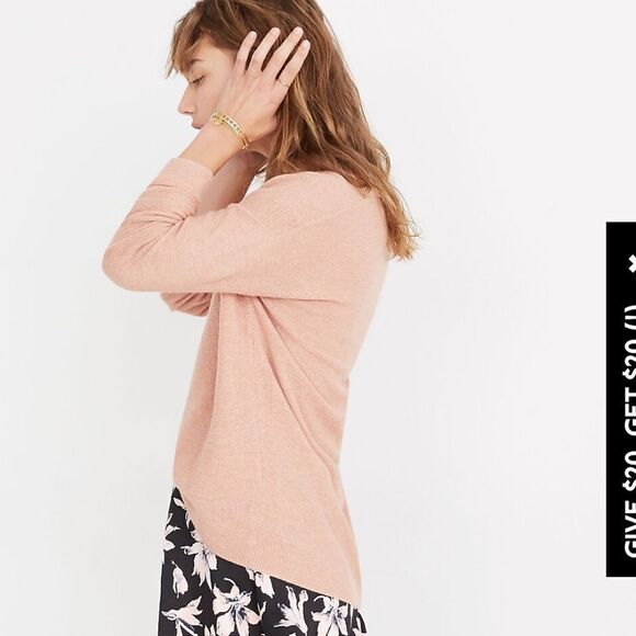 MADEWELL Kimball Pullover Sweater, rolled scoop neck merino wool alpaca blend XS - Picture 2 of 12